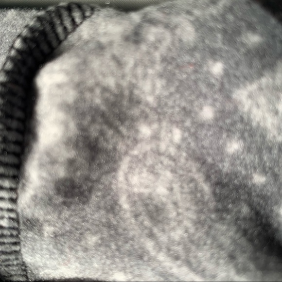 Cozy NEW hoodie Infinite Performance Paisley Pattern Grey and Black Soft Hoodie - Picture 3 of 4